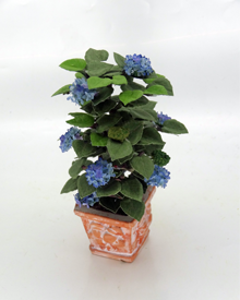 12th Scale Dollshouse Miniature Blue Hydrangea (image for) 12th Scale Dollshouse Miniature Blue Hydrangea